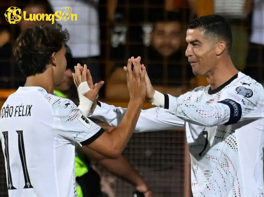 Bộ đôi Ronaldo và Felix đang trở nên vô cùng ăn ý trong thời gian gần đây